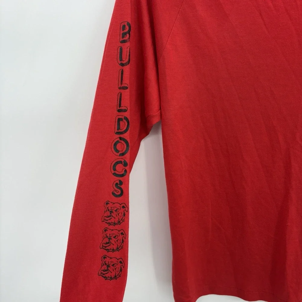 Le‎ Mars Iowa Vintage Sports/Gym Long Sleeve Shirt Single Stich Size Medium